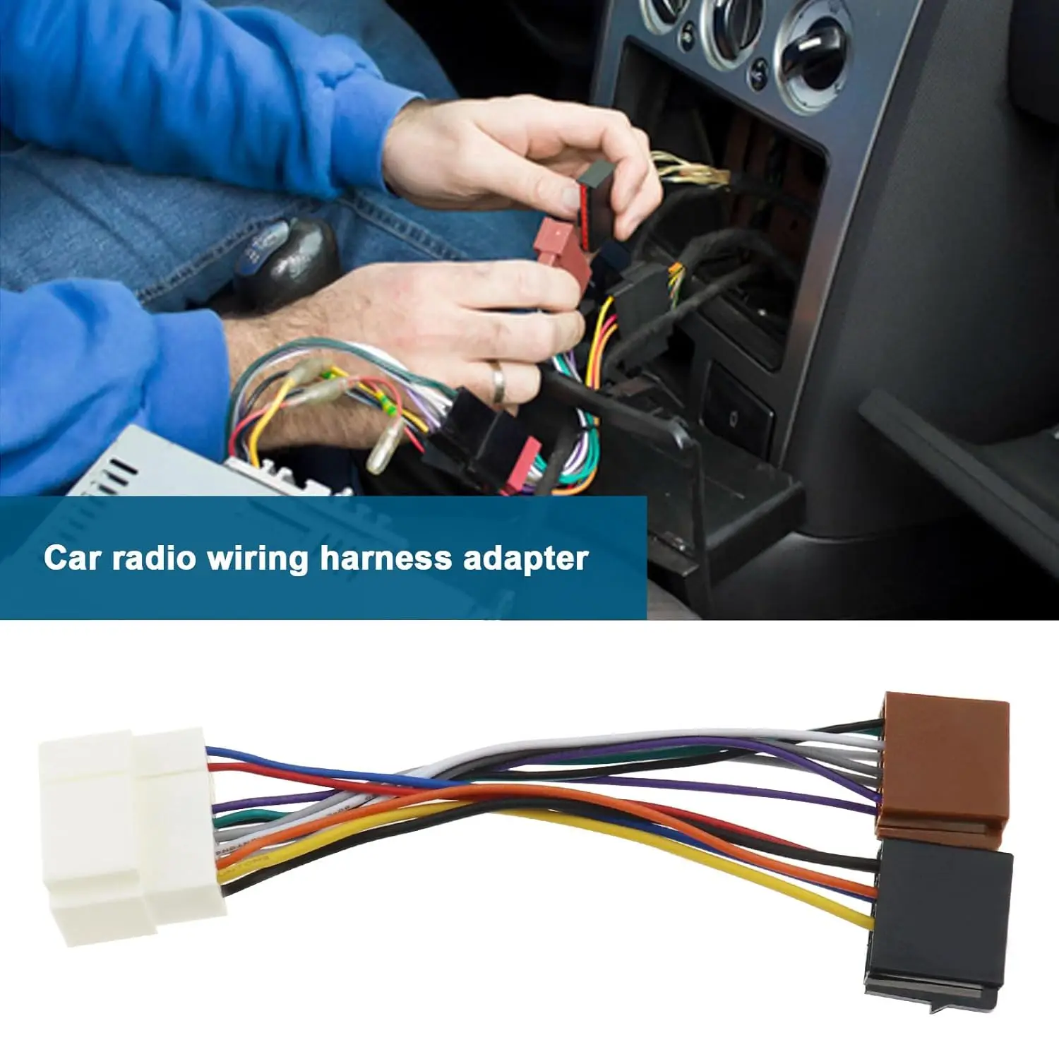 ISO Standard HARNESS Radio adapter for SUZUKI Jimny Swift Vitara Aerio Alto Grand Vitara Ignis Liana Splash SX4 Wagon R +