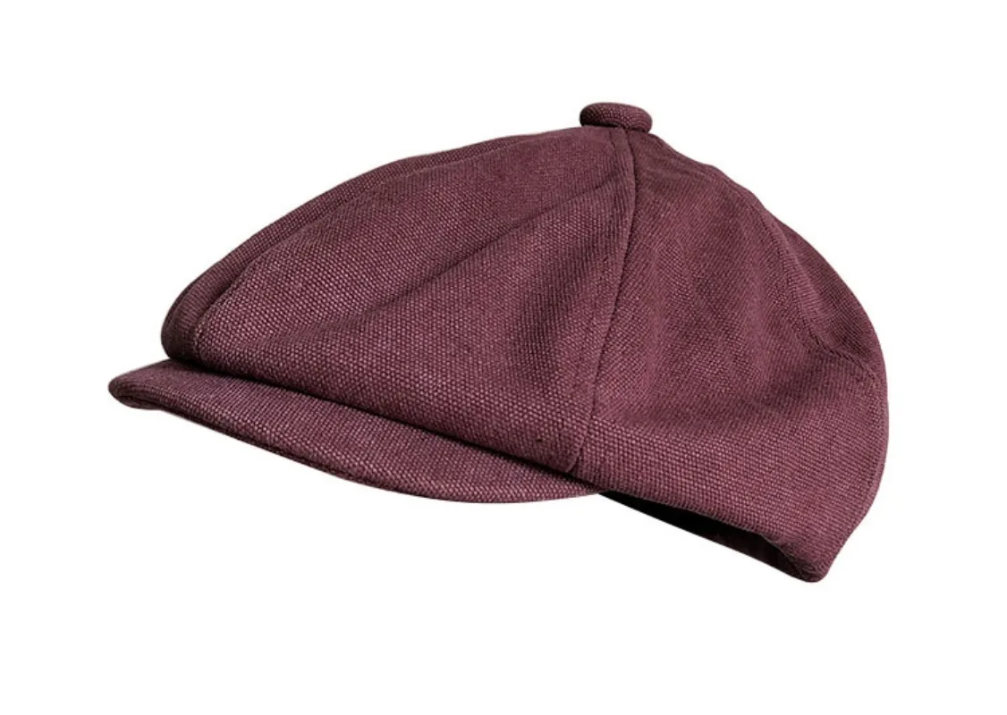 Japanese Plus Size Canvas Octagonal Hats Men Autumn Extra Large XL Berets Vintage Korean Big Head 60cm Women British Painter Hat