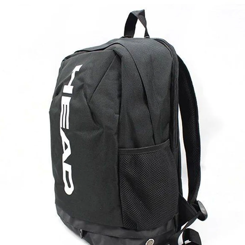 HEAD Performance Tennis Backpack Black - Large Capacity Racquet Bag with Shoe Compartment
