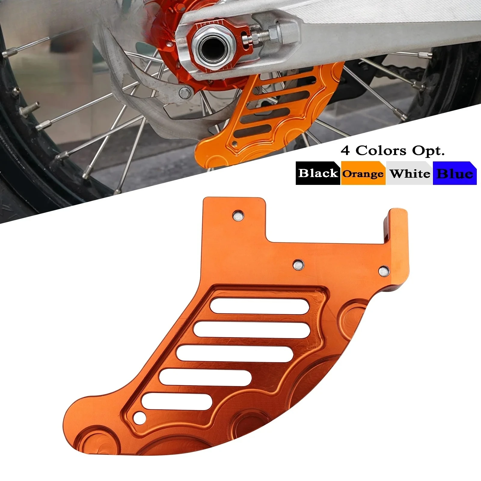 

Rear Brake Disc Guard Protector For Husqvarna TE FE TC FC FX For KTM SX SXF EXC EXC F XC XCF XCW XCFW 125-530 500 450 2004-2024