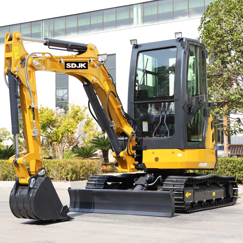 2026   Mini Excavator 3.5 Ton EPA Euro 5 Kubota Engine Crawler Digger Farm Used 1 Ton 2 Ton Home Mini Excavator Machine