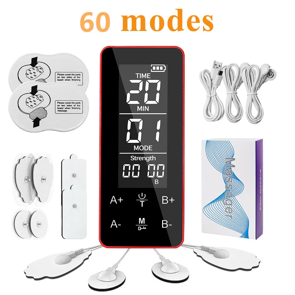 

48/60 Mode TENS Meridian Therapy Instrument EMS Low Frequency Pulse Massager