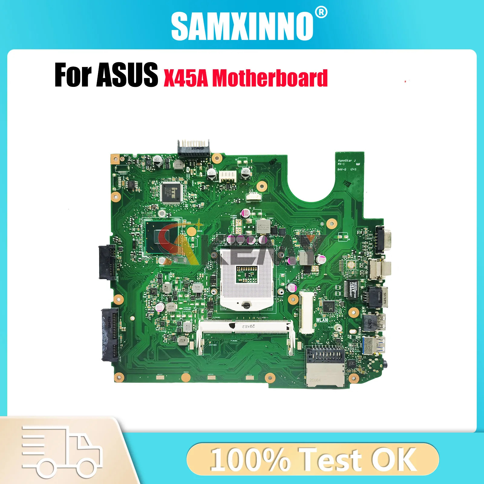 

Материнская плата для ноутбука X45A для ASUS VivoBook X45A X45A, материнская плата для ноутбука Цей товар в наличии, 100% тестирование, ОК, быстрая доставка