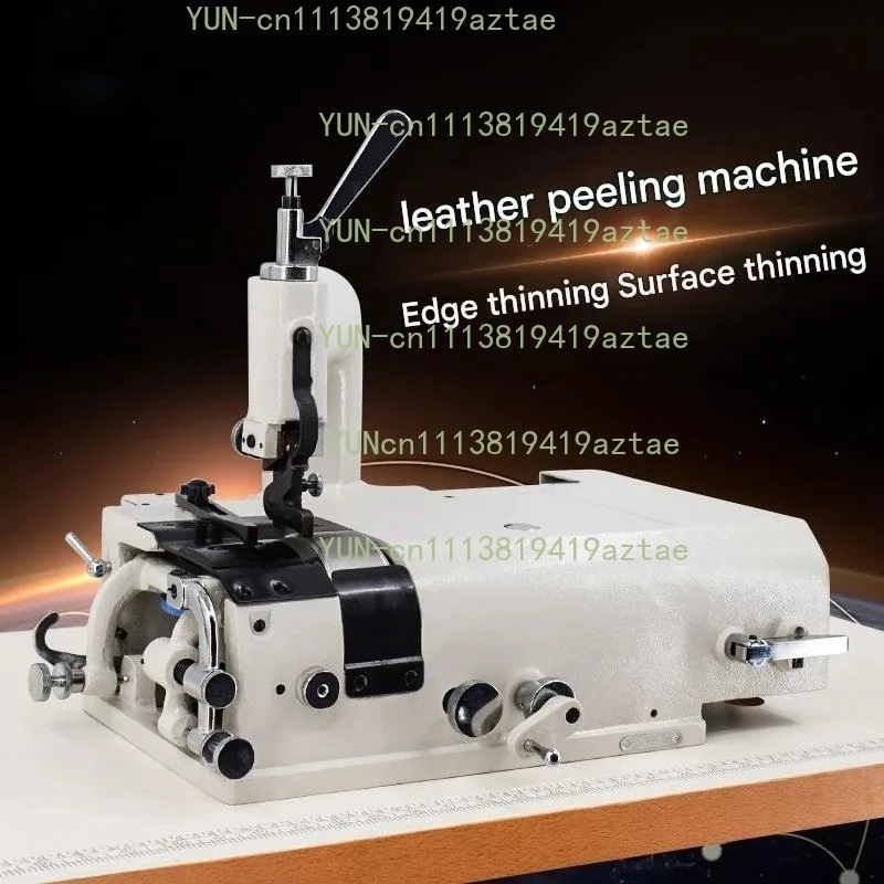 ZH‑801 Circular Knife Leather Skiving Machine Industrial Equipment For Leather Goods Edge Thinning Peeling
