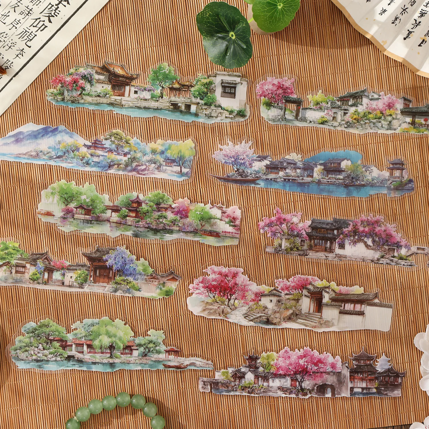 10sheets/1lot Kawaii Scrapbook Sticker Four hour idle court Journaling Scrapbooking Planner Decorative Craft Stationery Sticker