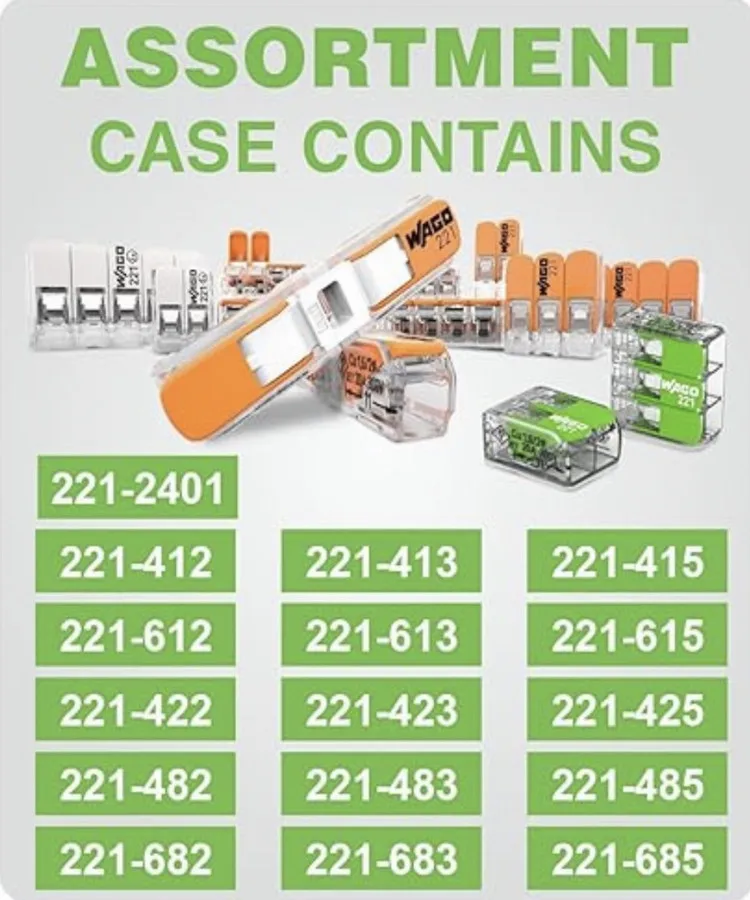 10PCS 221-412/221-4…