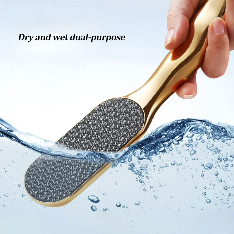 1pc profissional pedicure pé rasp ferramenta para remoção de pele morta nano vidro esfoliar pé duro pele morta pedicure cuidados ferramentas