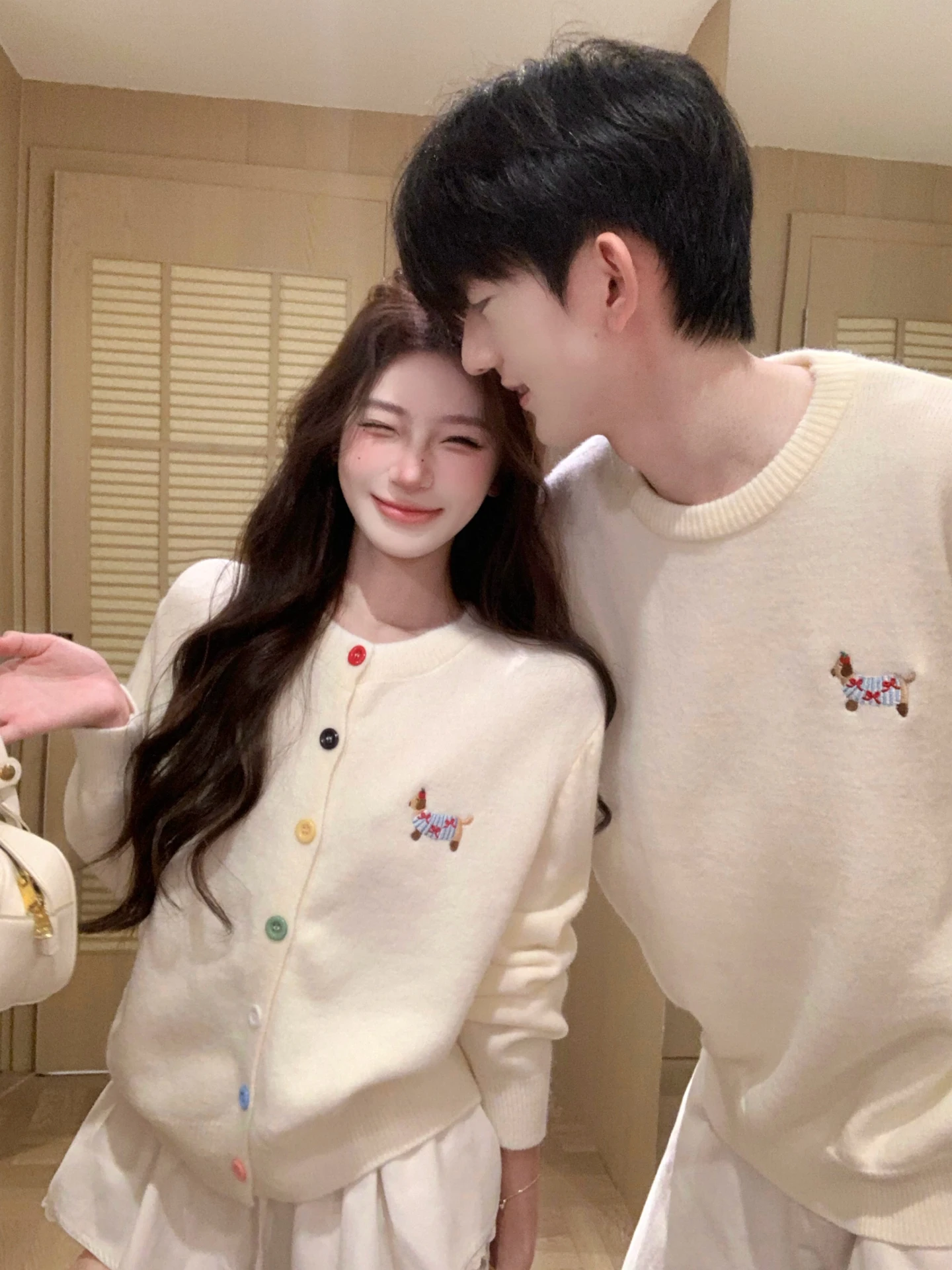 Korean Style Loose Knitted Cardigan Couples Sweater Men's Button up Long Sleeve Soft Fabric Autumn Winter Warm Outerwear