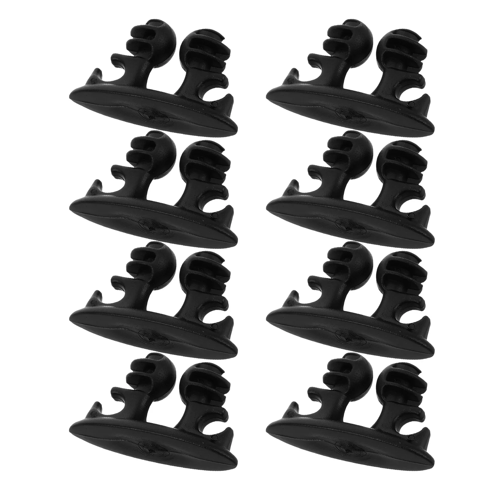

8PCS Cable Management Clips for Automotive Wires Charging Cords Headphone Cables Desk Organizers PVC Holder Car Accessories
