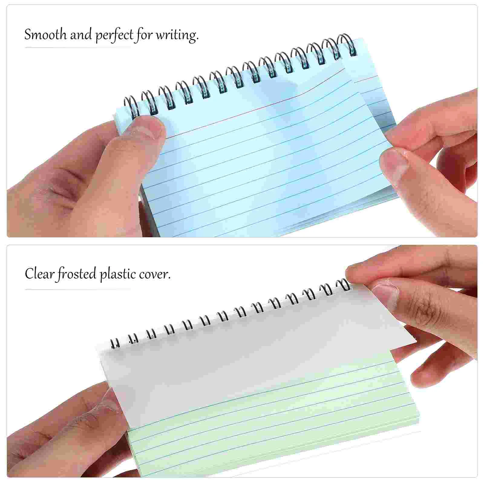 5 Pcs Notebook Flash Cards Index Card Speech Cards Small Notepad Paper Study Cards Student