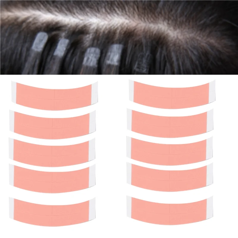 

Super Strong Duo-Tac Wig Film Slitting Line Double Tape Adhesive Extension Hair Strips For Toupees/Lace Wig 36Pc/Lotb64b