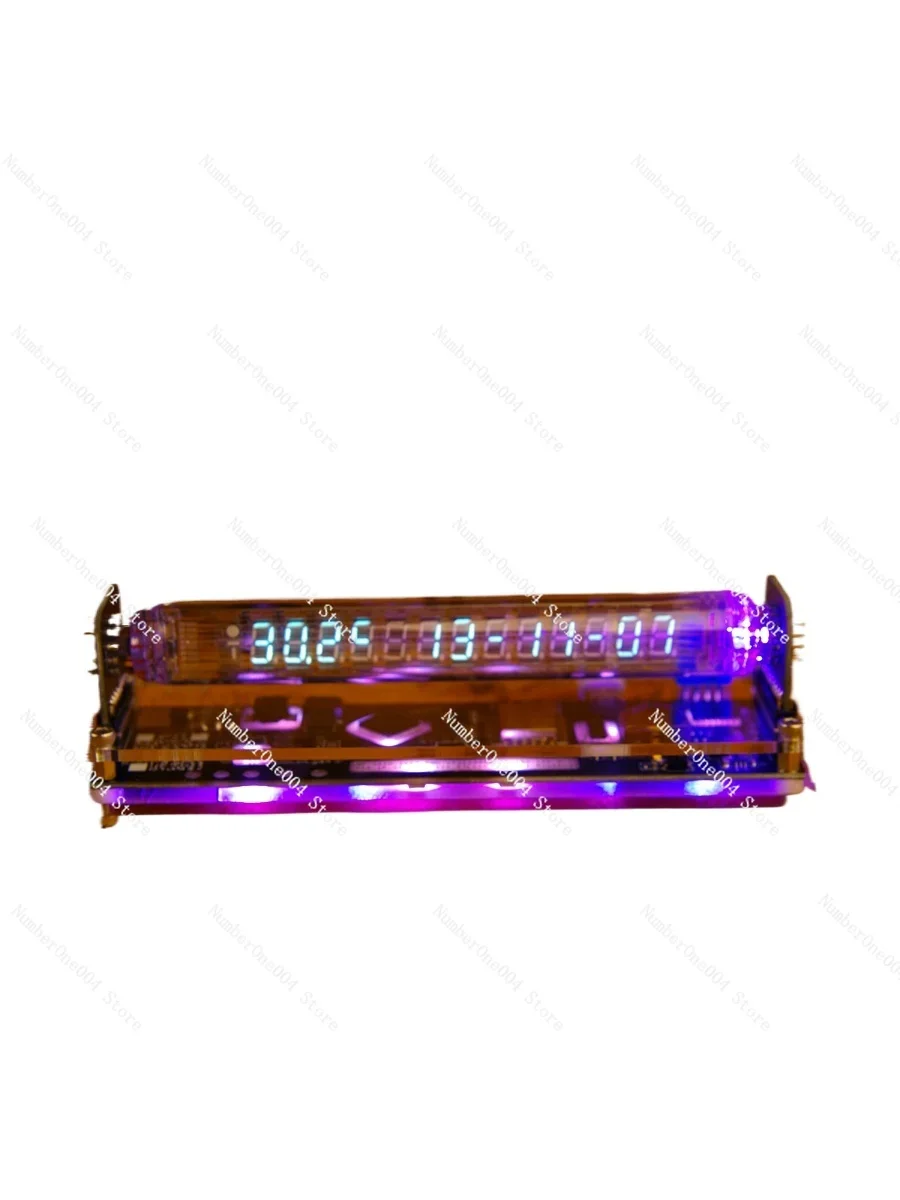 Fluorescent Tube IV27 Clock Iv18 Cyberpunk Retro Technology Table with E-Sports Desktop VfD