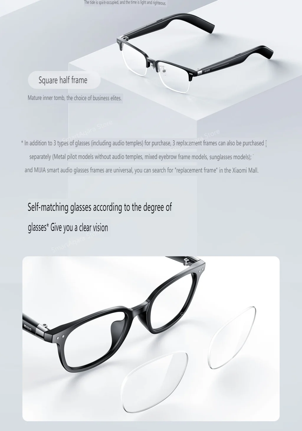 Mijia Smart Audio Glasses Lite Joyful Edition Bluetooth 5.2