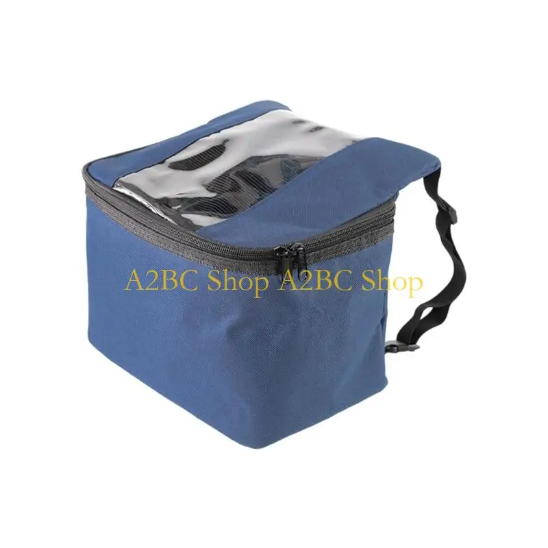 A2BC Motorcycle Front Storage Bag Reinforced Stitching Weatherproof Design Easy Mount