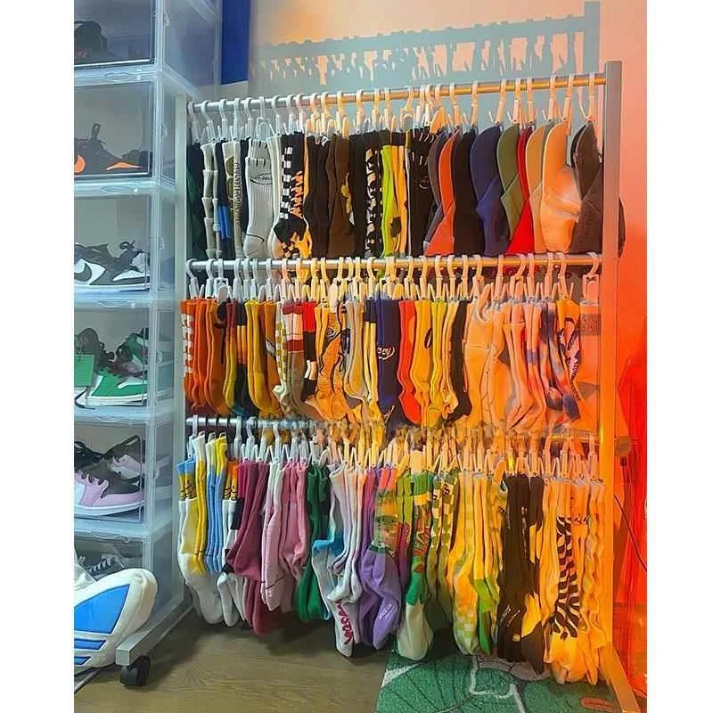 

Многофункциональная вешалка для белья и одежды из нержавеющей стали для дома и балкона, экономия места, взрослый размер