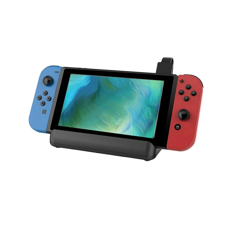 FULL-For Nintendo Switch/OLED TV Docking Station USB-C Game Card Storage With USB2.0X2+USB3.0+PD Fast Charge+Cooling Fan