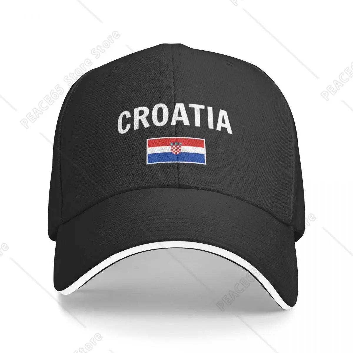 

Croatia Flag High-End Baseball Caps For Women Outdoor Female Snapback Cap Cool Coquette Sunscreen Hat