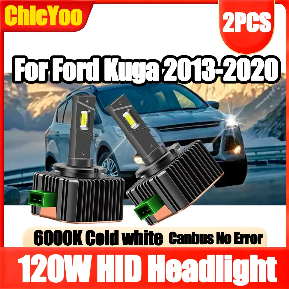 

2PCS Super Bright HID Xenon Lamps 6000K Car LED Headlights Bulbs 30000LM For Ford Kuga 2013 2014 2015 2016 2017 2018 2019 2020