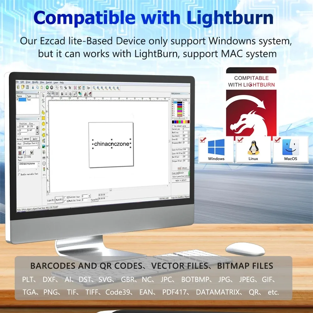 AUTO FOCUS JPT MOPA Fiber Laser Marking Machine 60W 100W for Metal Engraver Machine Desktop Metal Engraving 200x200MM Lens