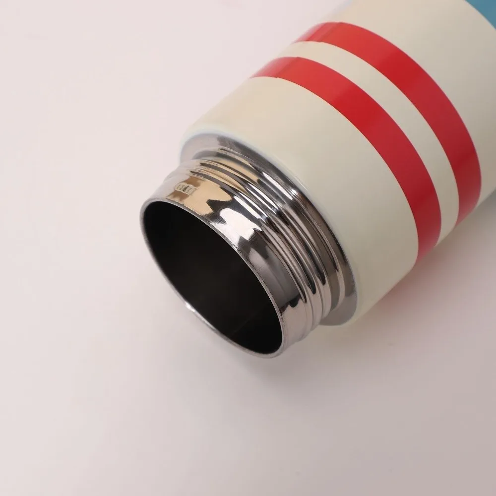 

Reusable Portable Stainless Steel Thermos Mug Elegant Cute Water Cup Fashionable Leak Proof Vacuum Tea Cup Children