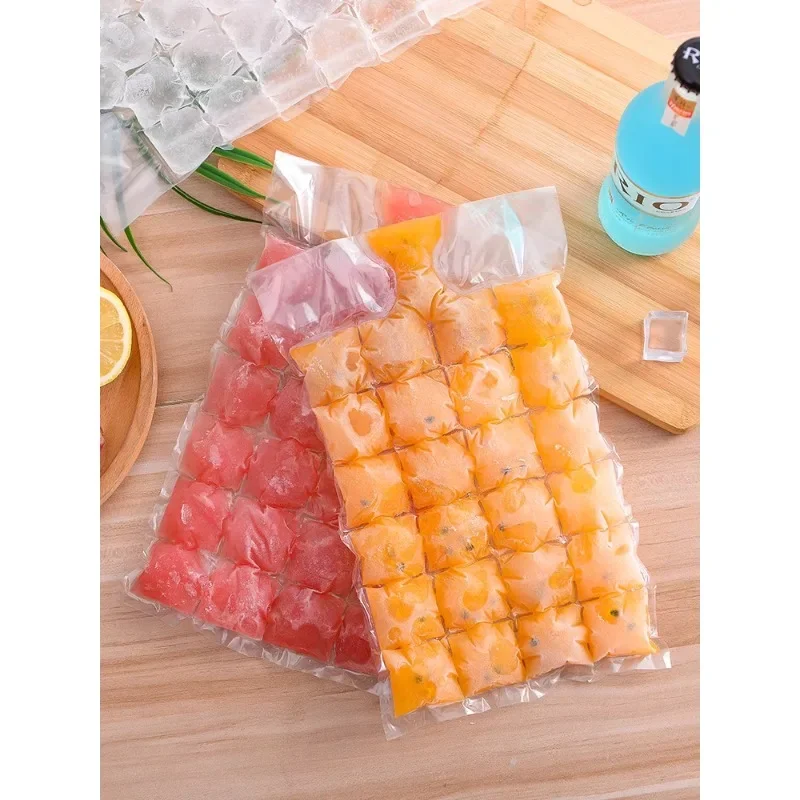 Frozen passion fruit bag, ice cube , divided fresh-keeping frozen partition disposable  compartment