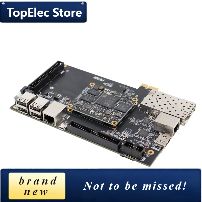 TopElec Fpga Pcle2.0 Development Board Xilinx Zynq7000 Soc Xc7z015 With Gigabit Ethernet Fibre Optic Sfp Hdmi-compatible Usb2.0