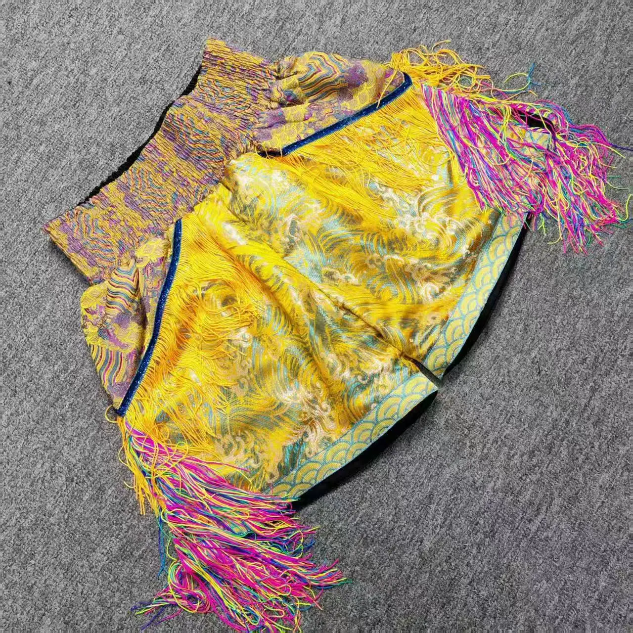 New custom boxing fighting men's and women's training competition boxing sanda clothing private custom muay thai shorts