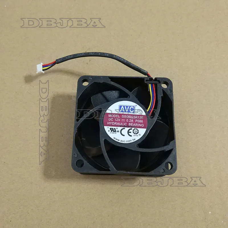 

For AVC DS06025R12E P086 60mm fan 6025 60x60x25mm 12V 0.20A 4PIN cooling fan