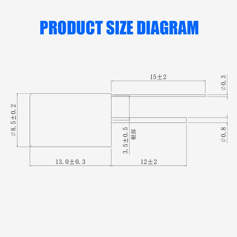 50 Uds Sensor de inclinación de bola rodante BL-106D interruptor de inclinación unidireccional Sensor de interruptor de ángulo de inclinación de bola para calentador