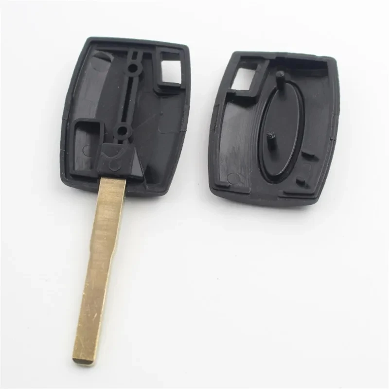 XIEAILI-Coque de clé à transpondeur pour Ford Fi.C. Mondeo Focus S-Max, boîtier de remplacement, peut installer la puce K18, lot de 10 pièces