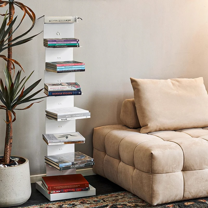 

Bookshelf/Italian minimalist invisible bookshelf multi-storage shelf