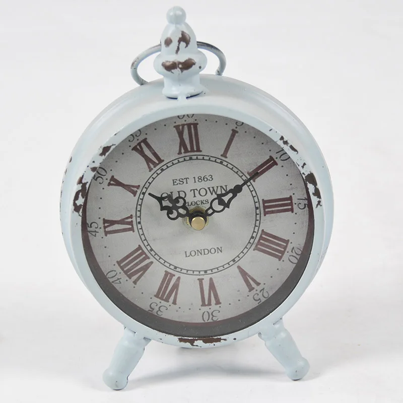&c 18.5*14*5.5cm Quiet Smooth Sweeping Quartz Movement Unique Minimalist Loud Alarm Clocks Modern Accurate Analog Desk Clock