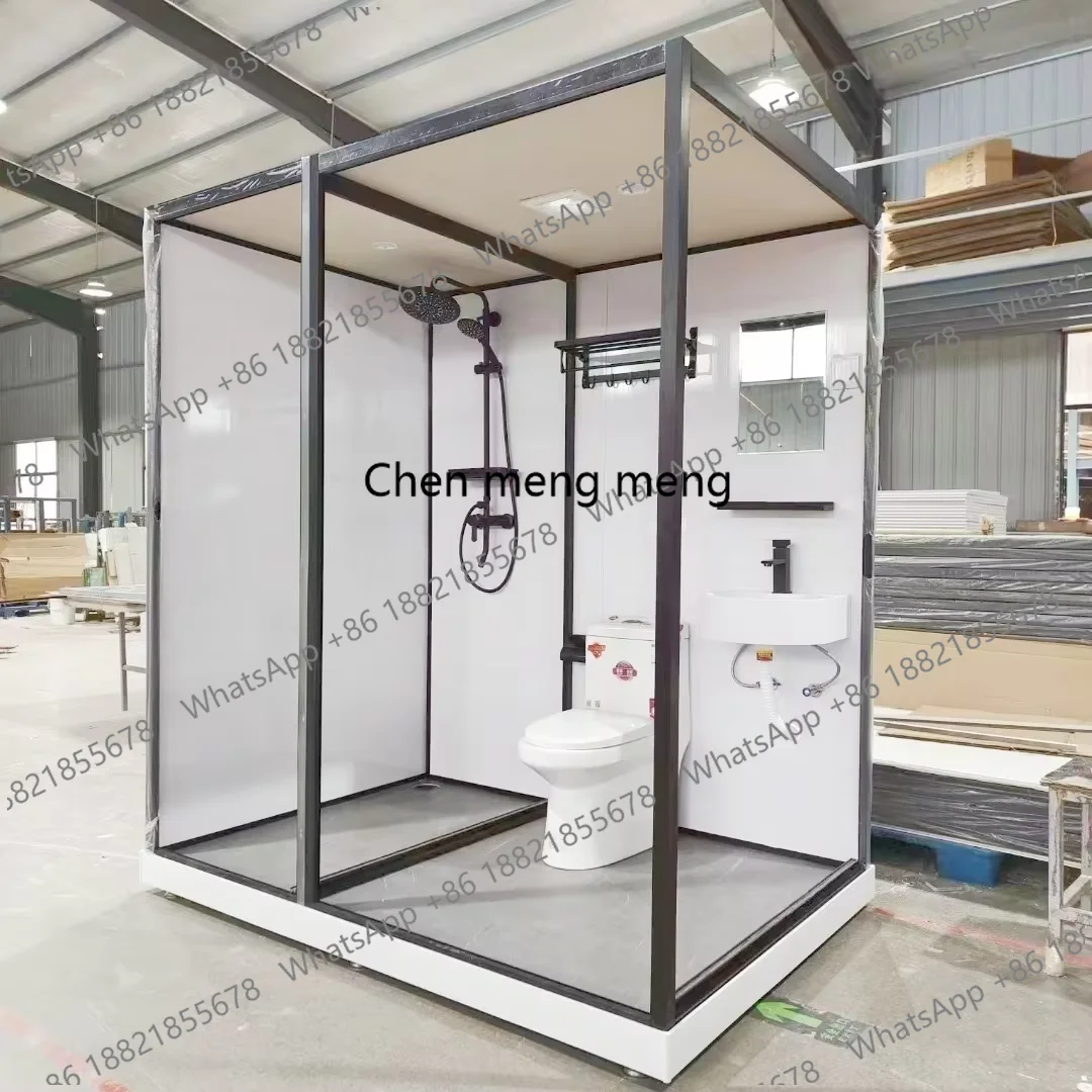 

Portable Prefabricated Bathroom Pod With Toilet Integrated Shower Room Luxurious