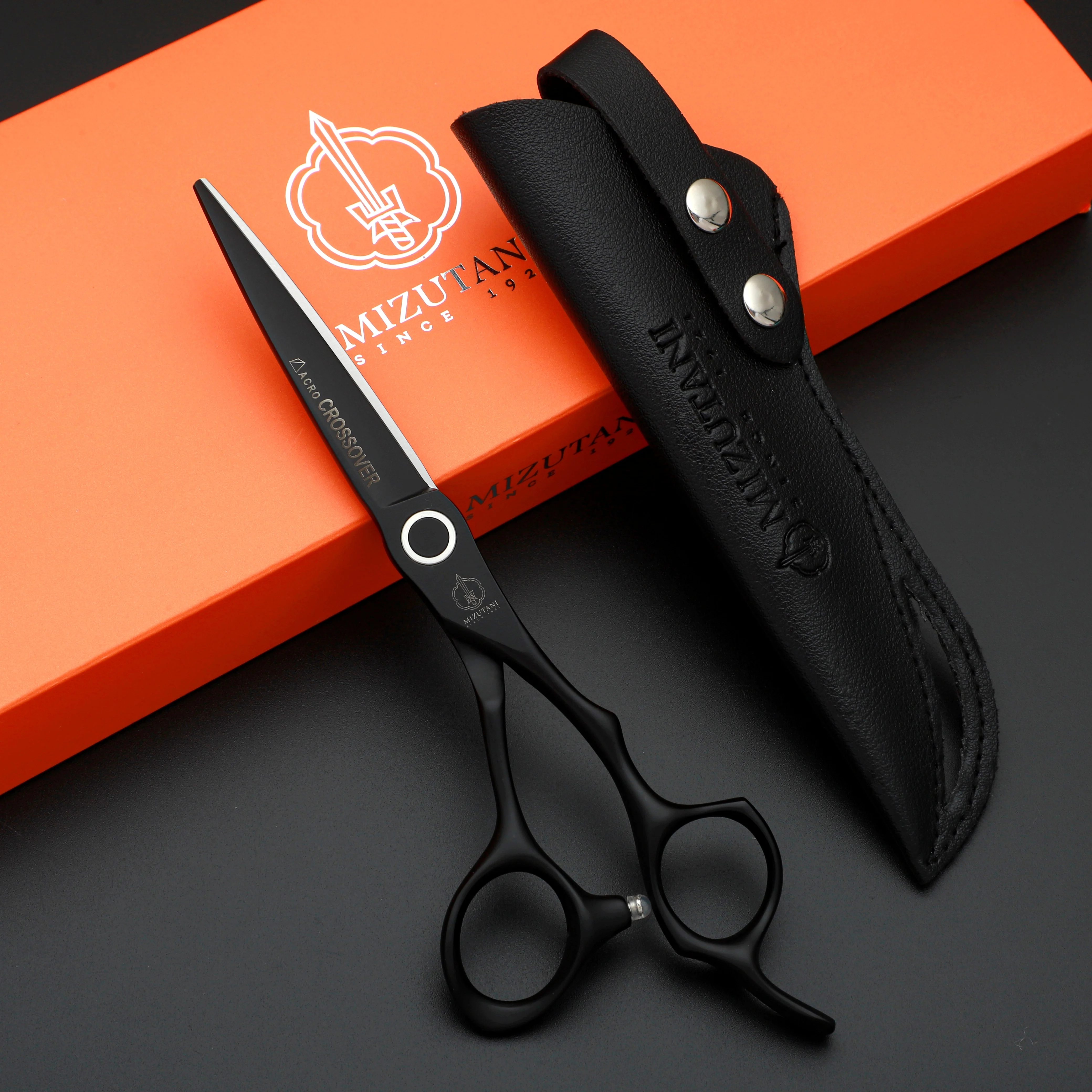 MIZUTANI barber scissors 6.7inch VG10 material hair scissors CNC technology sharp and wear-resistant Barber professional scissor