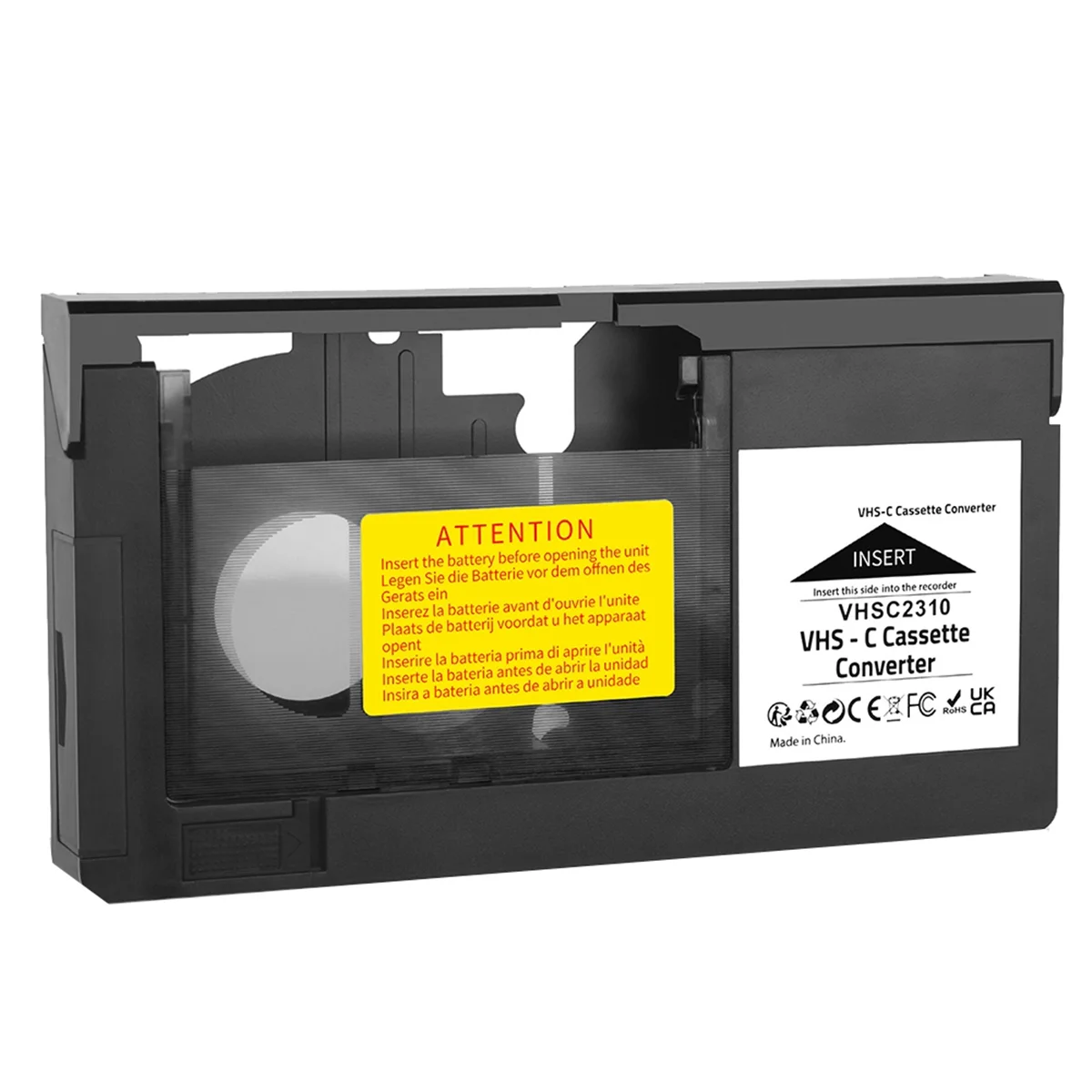 VHS-C محول كاسيت ل JVC ل RCA لباناسونيك VHS إلى VHSC SVHS-C محول كاسيت ليس ل 8 مللي متر/MiniDV/Hi8 HGC