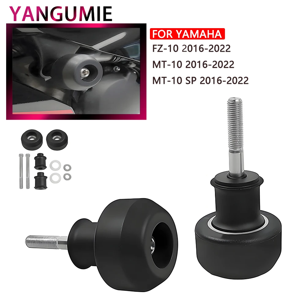 

2021 2020, ползунки для рамы мотоцикла, защита от падения, защита от падения, накладка для Yamaha FZ-10 2016-2022 MT-10 MT-10 SP 2016-2022