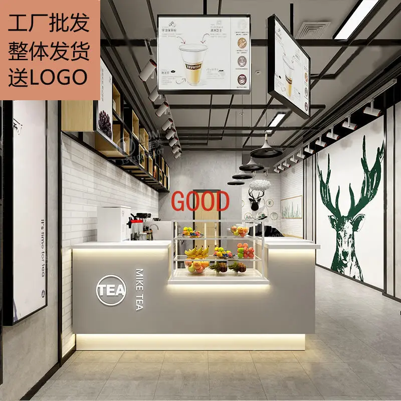 

Угловая касса Кофейня Бар Угловой остров Бар Интегрированный салон красоты Барная стойка регистрации