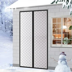 Autumn and Winter Self Absorbing Cotton Home Thickened Door Curtains Thermal Insulation Partition Curtains Winter Cold Curtains