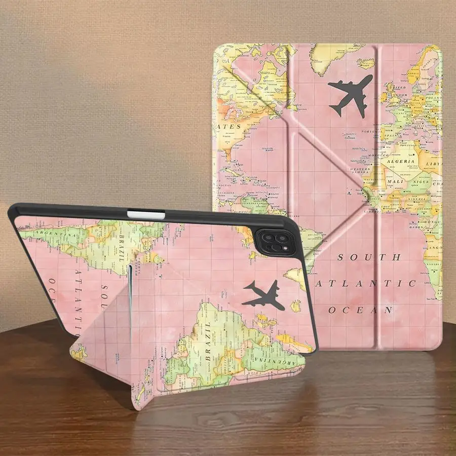 With Pen Slot Cover Tablet Case For iPad Pro M4 13 2025 2026 12th 10th Gen Mini 7 6 5 9th 11th Air 8 M2 M3 3 Airplane Travel