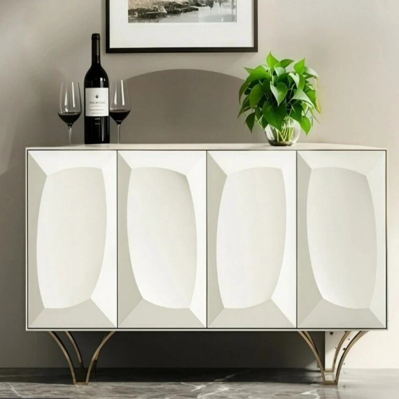 Painted dining side cabinet Entry porch cabinet Shoe cabinet Modern simple storage
