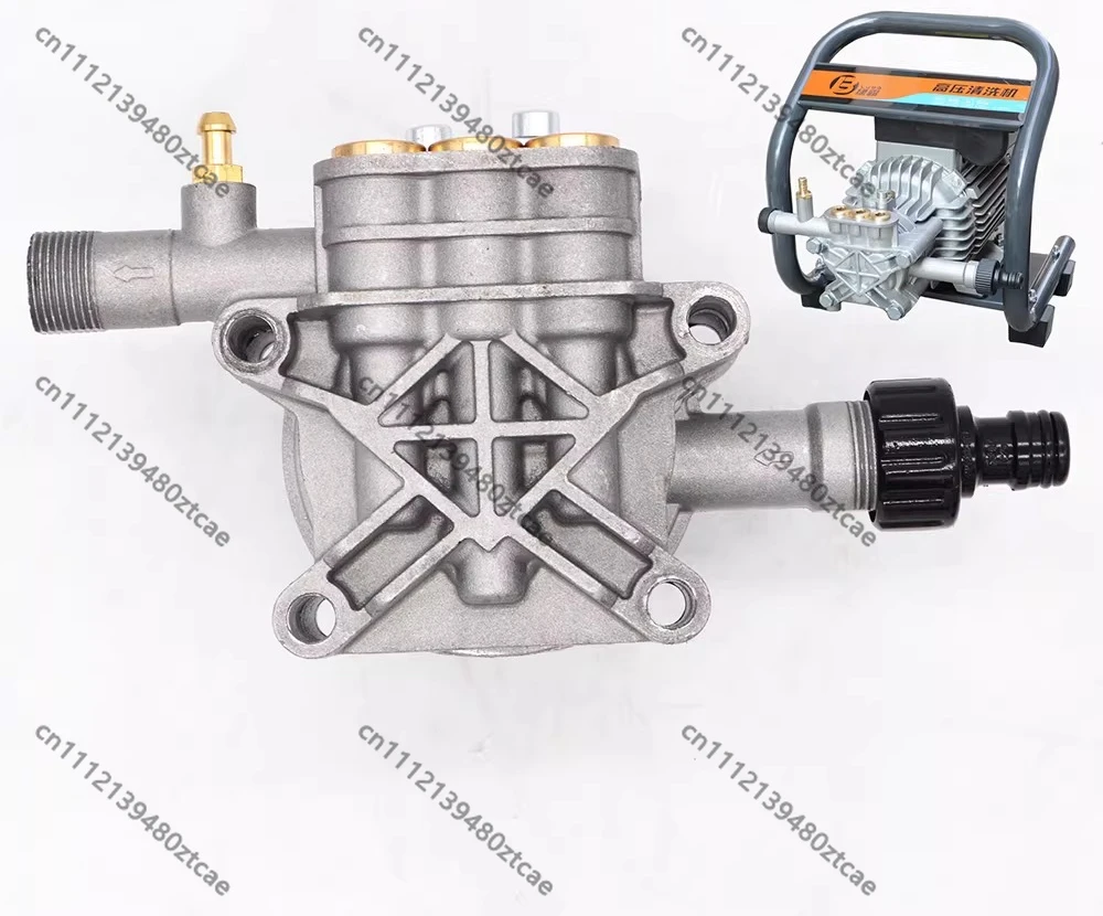 Pump Head For High Pressure Washer Pump Cover Plunger Parts Car Washing Machine Replacement Accessories