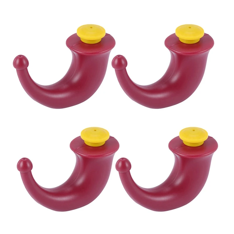 4 Pcs Yoga Nasal Neti Pot Rinsing Nose Wash System Sinus Irrigation Sinuses 200ML