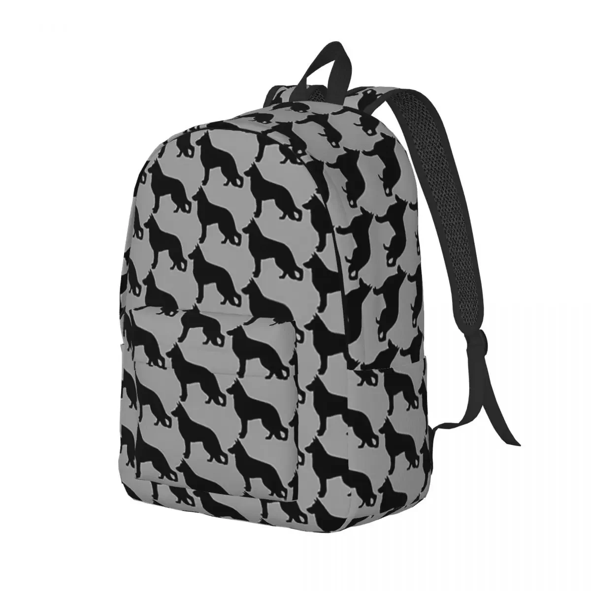 Mochila de Perro Pastor Alemán para hombre y mujer, bolsa informal de lona para ordenador portátil, escuela secundaria, negocios, al aire libre