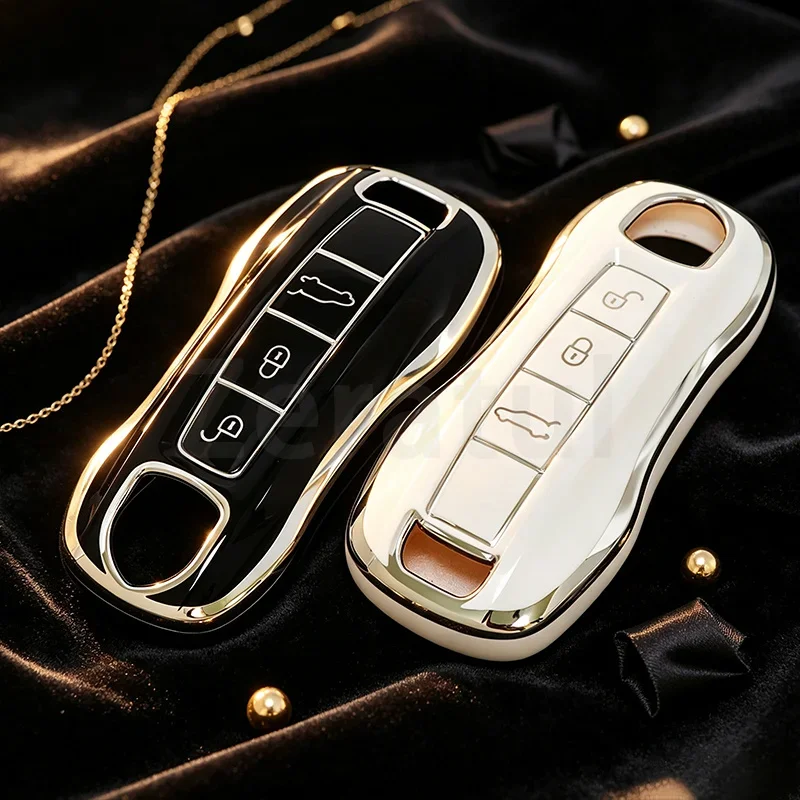 TPU Car Key Case Cover For Porsche Cayenne 958 911 Lepin 996 Macan Boxster Panamera 997 944 924 Panamera 718 971 9YA