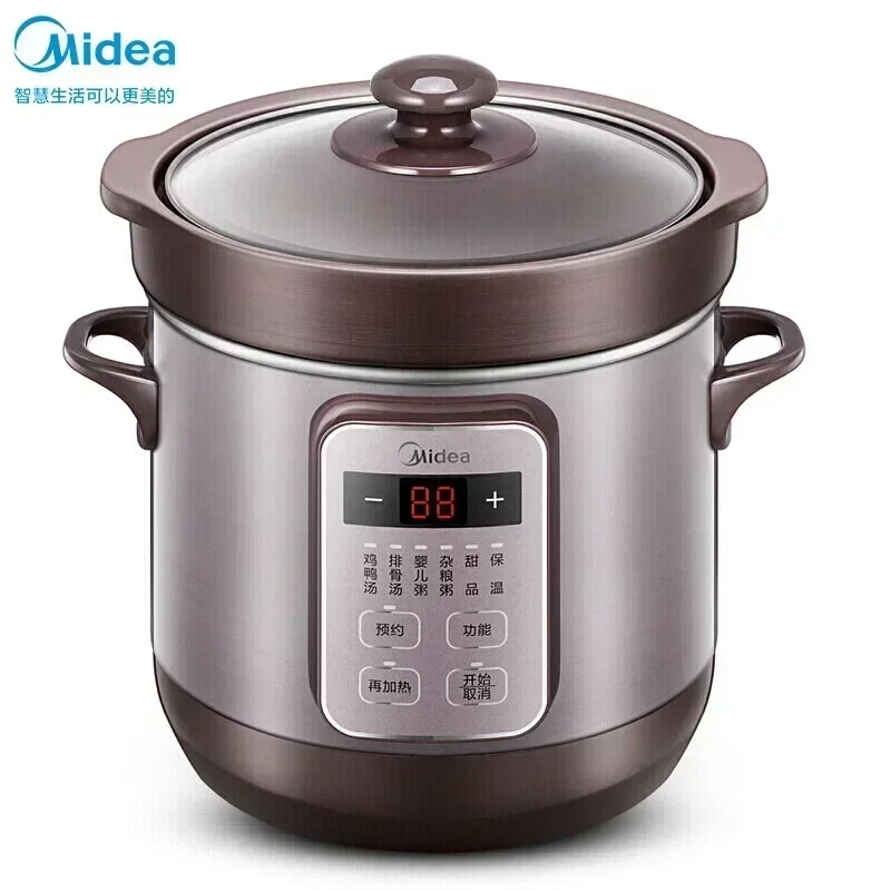 Kitchen Electric Pot Stew Purple Sand Soup new Automatic Slow Cooker Cooker Slow Cooker Stew  Equipment Cooking Pan