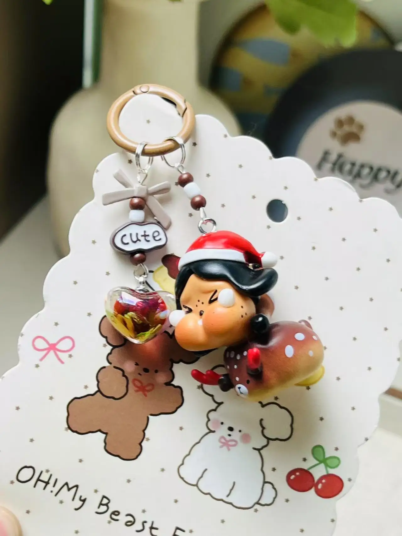 

Keychain pendant, cute crying doll, car key chain, mobile phone chain, bag pendant, girl