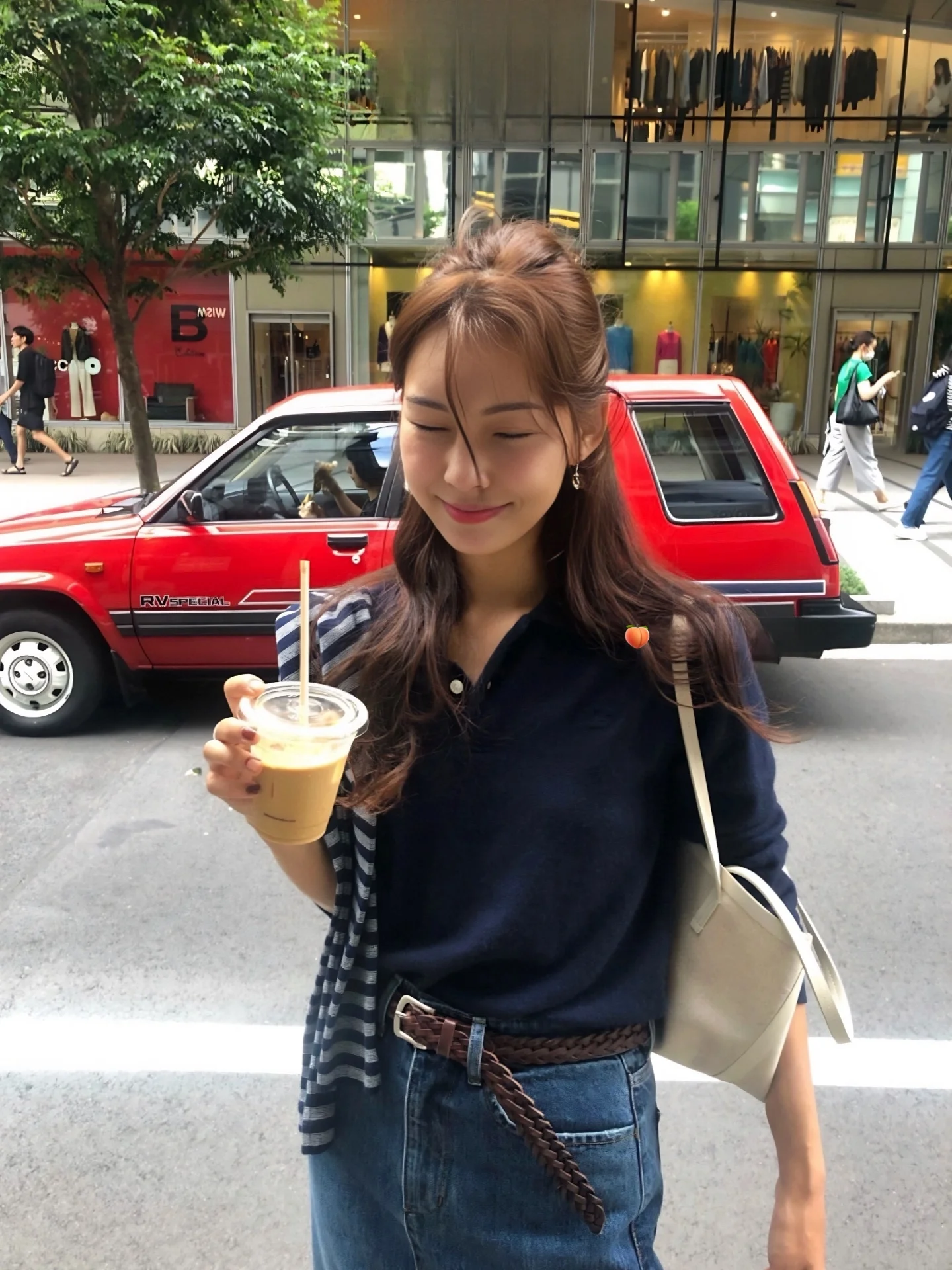 

Long Sve вязаный свитер ранней осени, новый свитер с отложным воротником, классический узор, вышивка, свободный крой, корейский Sle