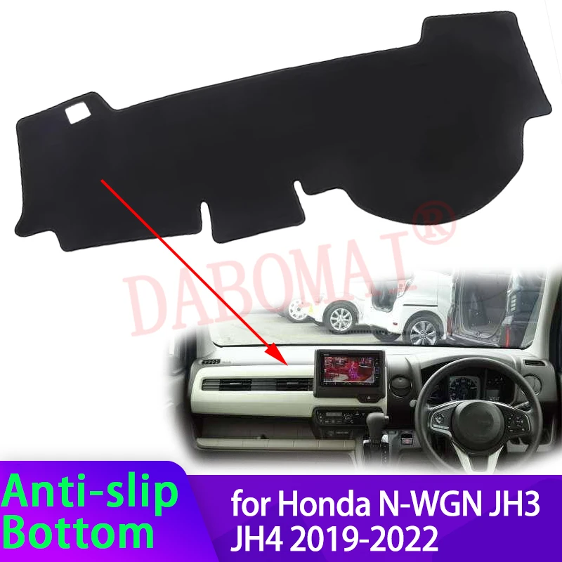 Cubre Tablero para Honda N-WGN JH3 JH4 2019 2020 2021 2022, Alfombrilla Antideslizante, Anti-UV, Protección Solar