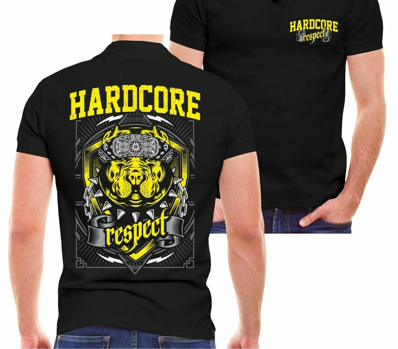 Hardcore Respect 8 Ball Fist Cry Hate Haters Crew Support Pride T Shirt New 100% Cotton Short Sleeve O-Neck Casual Mens T-shirt