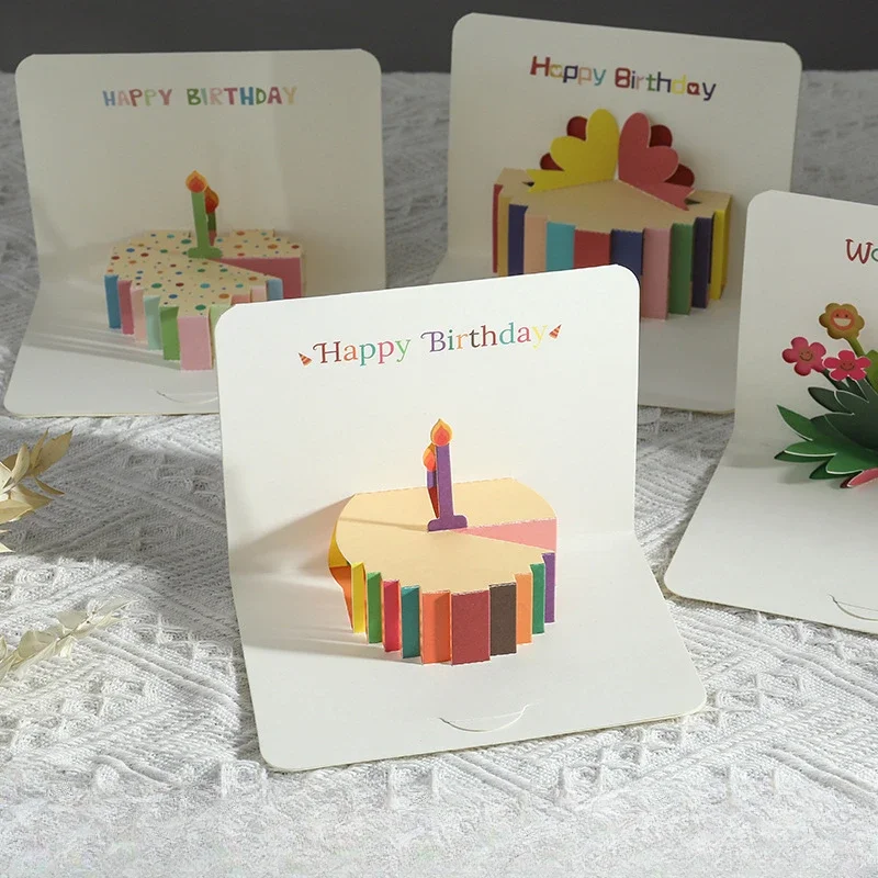 3D Pop-Up Birthday Card with Envelope Birthday Greeting Cards Perfect Party Supplies Great Gift to Family Friends Lovers